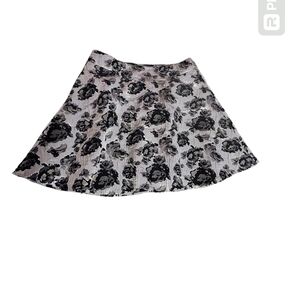 Black and Silver NWT circle mini skirt